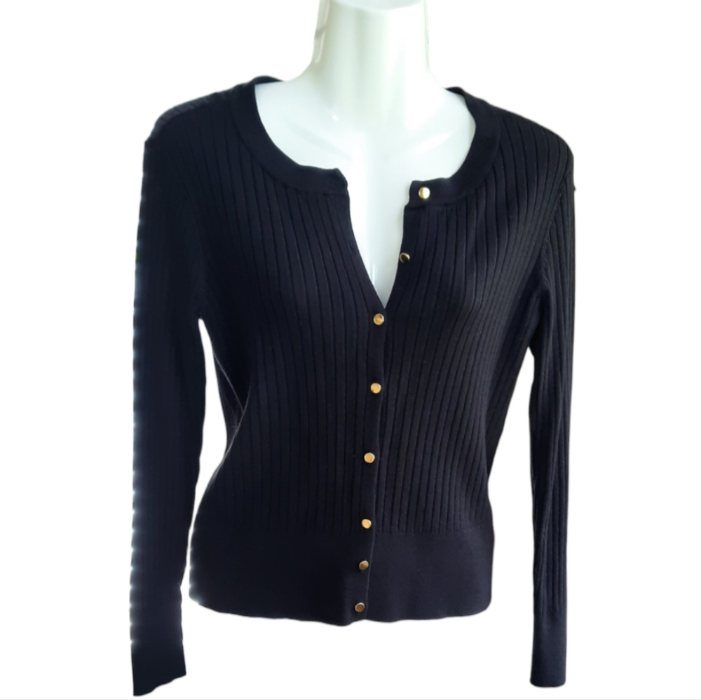 H&M Fine Knit Classic Ribbed Cardigan - Picture 8 of 8